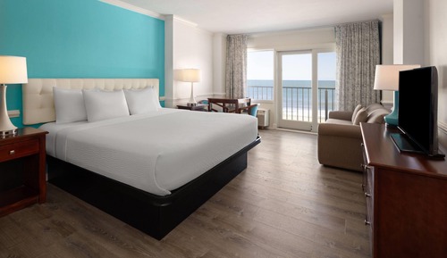 Habitación, 1 cama de matrimonio grande, no fumadores, frente al mar