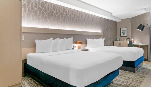 Habitación, 2 camas de matrimonio, accesible para personas con discapacidad, no fumadores
