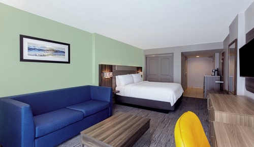 Habitación estándar, 1 cama de matrimonio grande con sofá cama, frente al mar