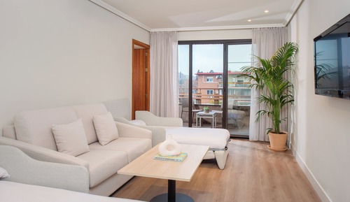 Suite junior, terraza