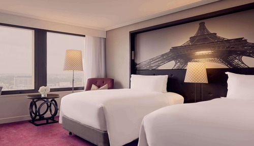 Luxury Room, 2 Double Beds, High Floor