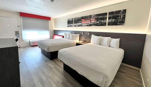 Habitación, 2 camas de matrimonio, no fumadores