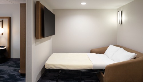 Suite, 1 cama de matrimonio grande con sofá cama