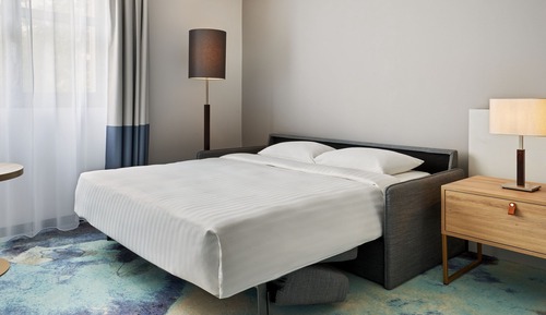Habitación familiar, 1 cama de matrimonio grande con sofá cama