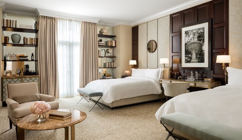 Habitación Deluxe, 2 camas de matrimonio, accesible para personas con discapacidad