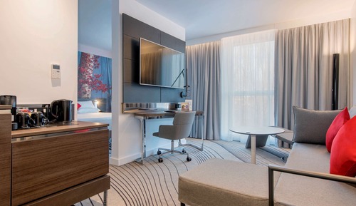 Suite junior, 1 cama de matrimonio con sofá cama