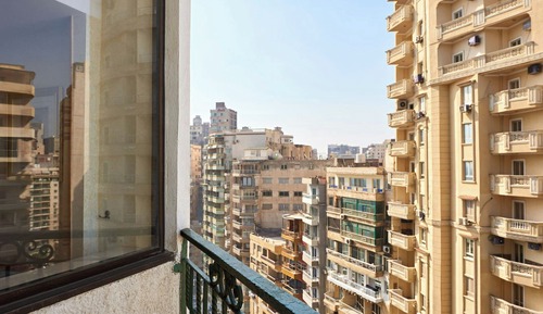 Habitación, 2 camas individuales, fumadores, vistas a la ciudad (Balcony)