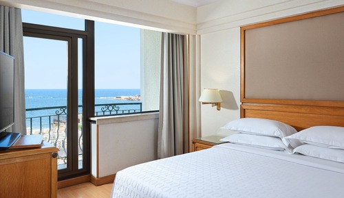 Suite junior, 1 cama de matrimonio, balcón, vistas al mar