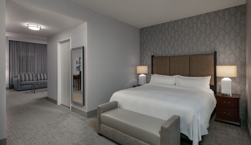 Suite junior, 1 cama de matrimonio grande con sofá cama, no fumadores, en una planta alta