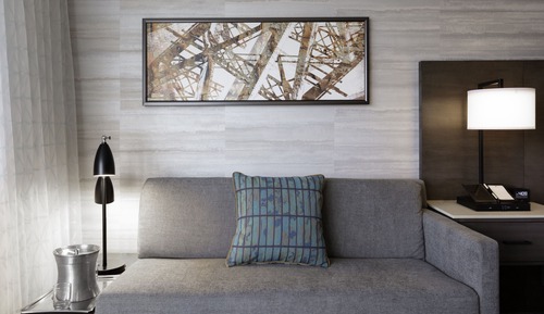 Habitación, 1 cama de matrimonio grande con sofá cama
