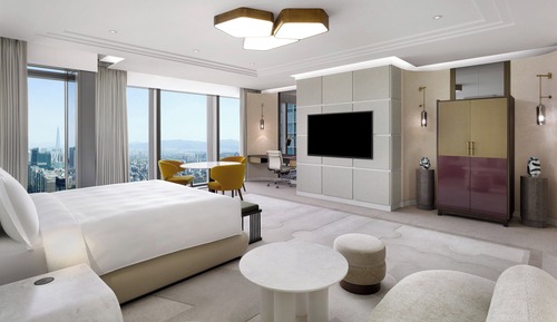 Suite, 1 cama de matrimonio grande, no fumadores, vistas a la ciudad