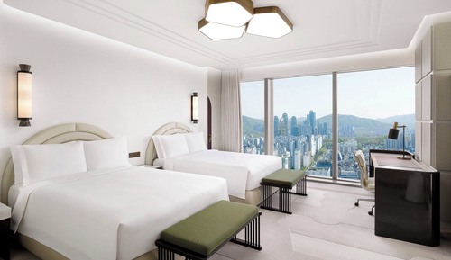 Habitación Grand, 2 camas de matrimonio, vistas a la ciudad (Grand Masters Bay)