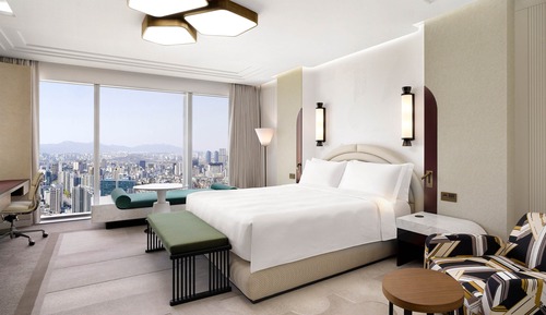 Habitación Grand, 1 cama de matrimonio grande con sofá cama, vistas a la ciudad (Grand Masters)