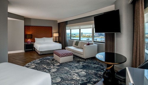 Suite estudio, 2 camas de matrimonio, vistas al río
