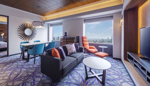 Suite Deluxe, 2 camas individuales, Acceso al salón del club (High Floor)