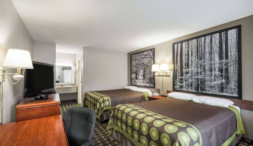 Habitación estándar, 2 camas de matrimonio, fumadores