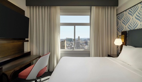Habitación, 1 cama de matrimonio, vistas a la ciudad