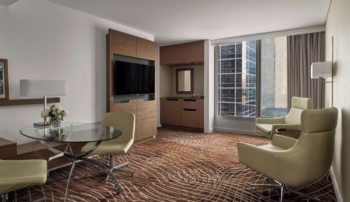 Suite, 1 cama de matrimonio grande, vistas a la ciudad