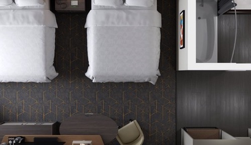 Habitación estándar, 2 camas de matrimonio
