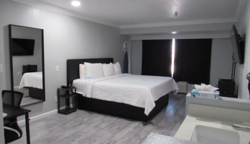 Habitación, 1 cama de matrimonio grande, ducha adaptada, no fumadores
