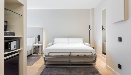Habitación familiar, 1 cama de matrimonio grande con sofá cama