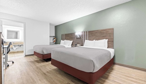 Habitación, 2 camas de matrimonio, accesible para personas con discapacidad, no fumadores