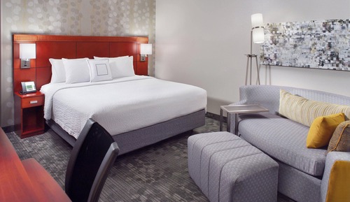 Habitación, 1 cama de matrimonio grande con sofá cama