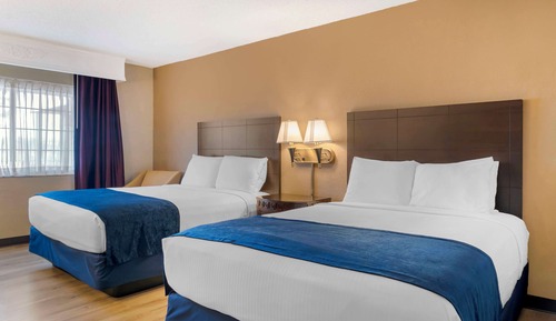 Habitación estándar, 2 camas de matrimonio, no fumadores, frigorífico y microondas