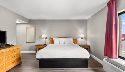 Suite, 1 cama de matrimonio grande, cocina básica