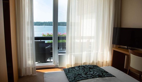 Habitación individual, vistas al lago