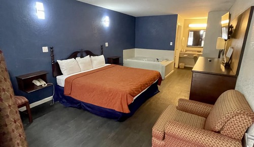 Habitación, 1 cama de matrimonio grande, no fumadores, bañera de hidromasaje