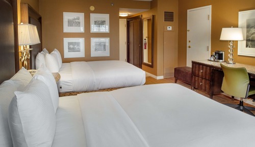 Habitación, 2 camas de matrimonio, accesible para personas con discapacidad