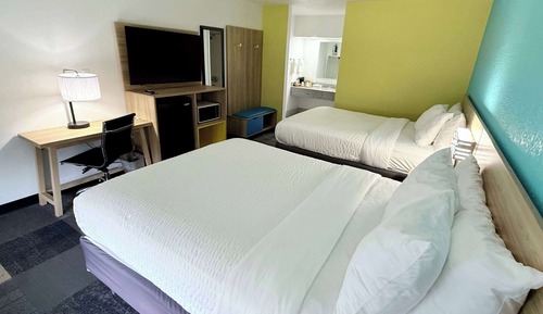 Habitación, 2 camas de matrimonio, no fumadores