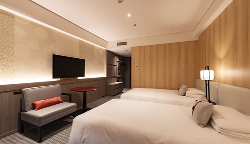 Habitación con 2 camas individuales, no fumadores (Concept,gym,shuttle bus from Kyoto St)