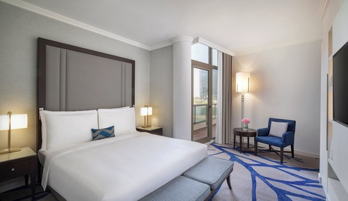 Suite, balcón, vistas al mar