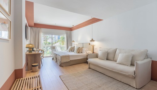 Habitación cuádruple estándar, balcón