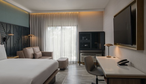 Habitación estándar, 1 cama de matrimonio grande, vistas al jardín