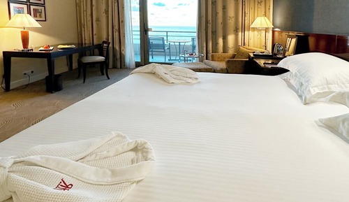 Habitación Royal, 1 cama de matrimonio grande, vistas al mar (Club)
