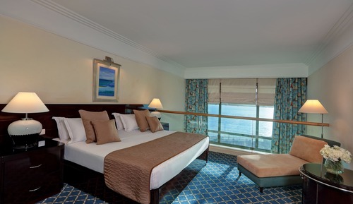 Suite, 1 cama de matrimonio grande, vistas parciales al mar (Duplex)
