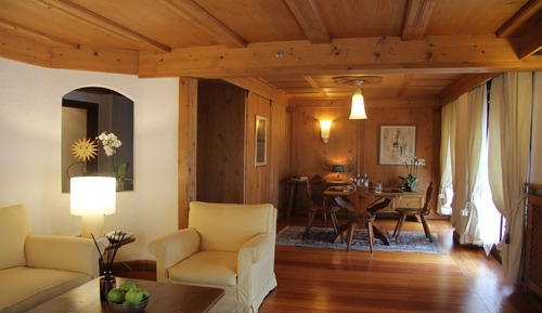 Presidential Suite, balcone vista Tofana
