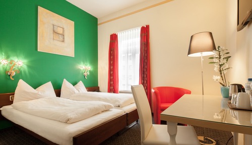 Habitación con 1 cama doble o 2 individuales