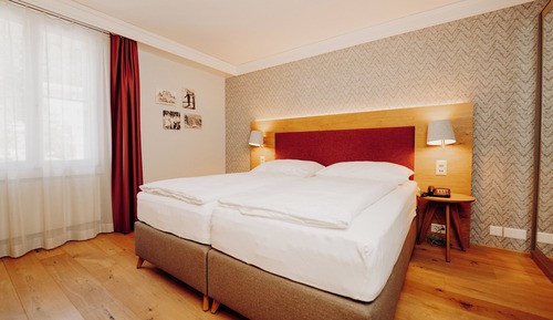 Habitación Deluxe con 2 camas individuales, vistas al jardín