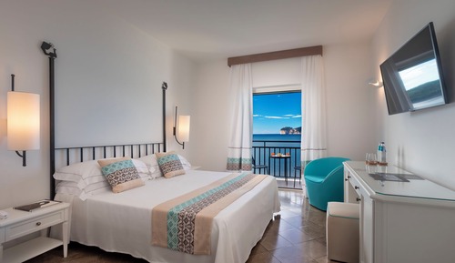 Habitación superior, balcón, vistas al mar