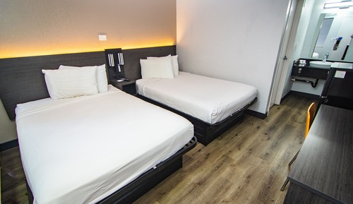 Habitación Deluxe, 2 camas dobles, no fumadores, frigorífico