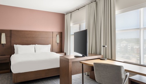 Estudio, 1 cama de matrimonio grande con sofá cama