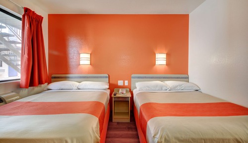 Habitación estándar, 2 camas dobles, accesible para personas con discapacidad, no fumadores