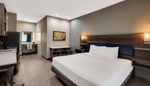 Suite, 1 cama de matrimonio grande, accesible para personas con discapacidad, cocina básica
