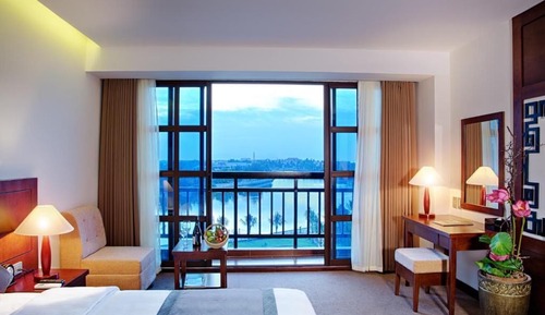Habitación Deluxe con 2 camas individuales, vistas al mar