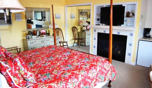 King Suite with Jacuzzi & Fireplace Room 17