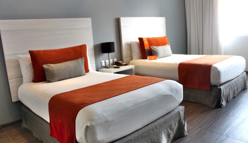 Deluxe Dos Camas Vista al Boulevard